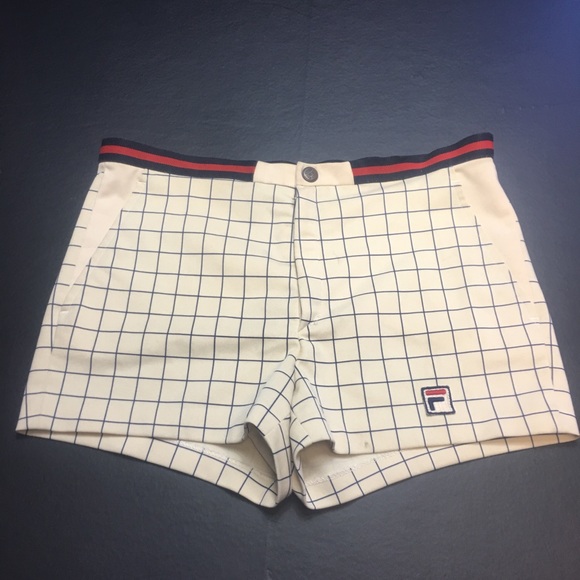 fila tennis shorts vintage